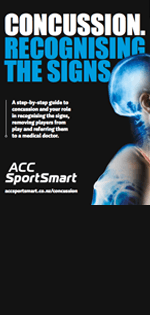 Concussion flip card